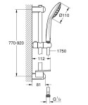 GROHE - Euphoria Sprchová souprava Mono, chrom 27267001