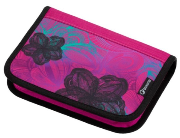 Bagmaster Školní penál CASE MARK 20 A PINK/BLACK/TURQUOISE