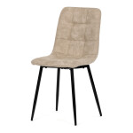 Jídelní židle, béžová, látka vintage, CT-281 CRM3