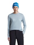 Dámské merino triko dlouhý rukáv ICEBREAKER Wmns Merino 125 Cool-Lite Sphere III LS Tee, Zinc Blue velikost: S
