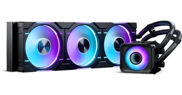 PHANTEKS Glacier One 360D30 X2 DRGB černá / AIO vodní chladič CPU / 3x 120 mm / D-RGB / AMD + Intel (PH-GO360D30_DBK02)