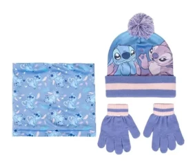 Cerdá STITCH zimní set (čepice nákrčník rukavice)