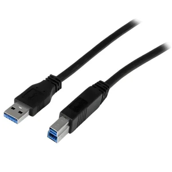 StarTech USB-A/USB-B černá / Kabel / USB 3.0 / 1 m (USB3CAB1M)