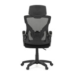 Kancelářské křeslo, výškově nastavitelná, černá látka, KA-R223 BK