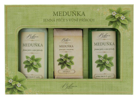 Kosmetická sada Meduňka (sprchový gel, mýdlo, sprchový gel 2v1)