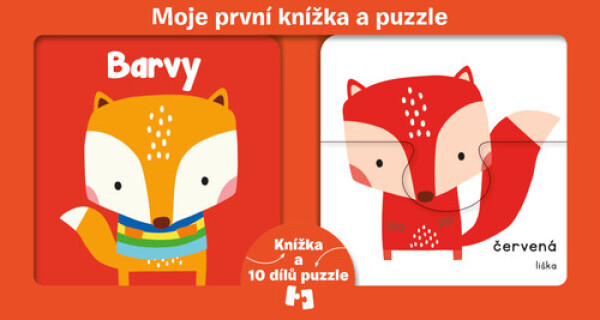 Moje první knížka puzzle Barvy