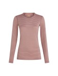 Dámské merino tričko s dlouhým rukávem ICEBREAKER Wmns 200 Oasis LS Crewe, Summit/Blush/S velikost: S