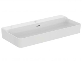 IDEAL STANDARD - Conca Ceram Umyvadlo 100x45 cm, s přepadem, otvor pro baterii, bílá T369301