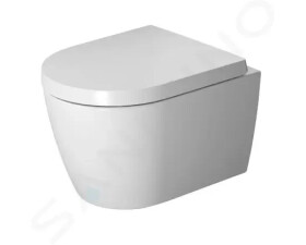 DURAVIT - ME by Starck Závěsné WC Compact, Rimless, s WonderGliss, bílá/matná bílá 25300926001