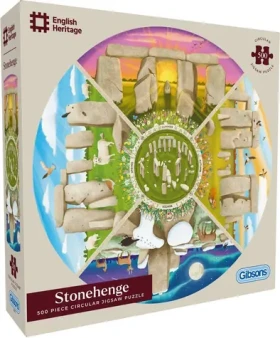 GIBSONS Kulaté puzzle English Heritage: Stonehenge