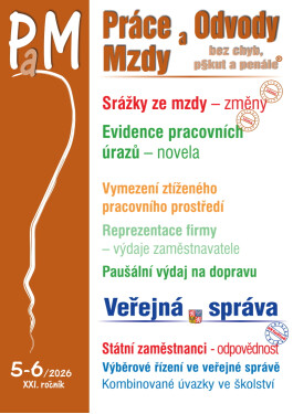 PaM č. 5-6 / 2026 - Změny srážek ze mzdy - Richard W. Fetter