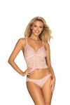 Souprava top & panties pink růžová L / XL model 15529097 - Obsessive