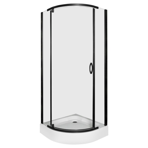 KERRA - Sprchový kout s vaničkou Splash 90 (černý) 5907548123527