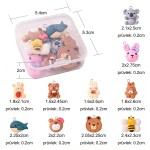 Chlupatá klíčenka Pom pom - příšerka - 1ks
