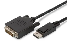 MicroConnect DisplayPort 1.2 - DVI-D Kabel M-M / 1m / 6mm / Dual-Link / 1920 x 1080 / černá (DP-DVI-MM-100)