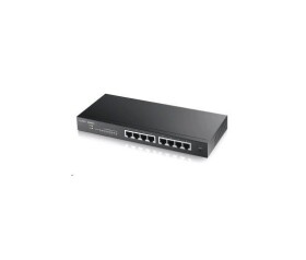 Zyxel GS1900-8 8-port Desktop Gigabit Web Smart switch: 8x Gigabit metal, IPv6, 802.3az (Green), fanless v2 EDF_1010812