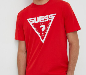 Pánské triko červená Guess červená XL