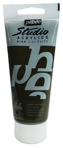 Akrylová barva Pébéo Studio Acrylic 100 ml - 064 umbra přírodní