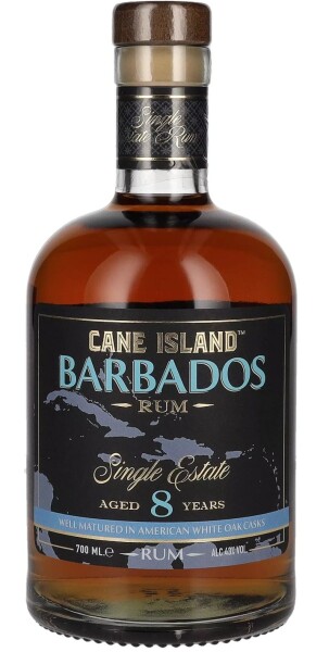 Cane Island Barbados 8y 43% 0,7 l (holá láhev)