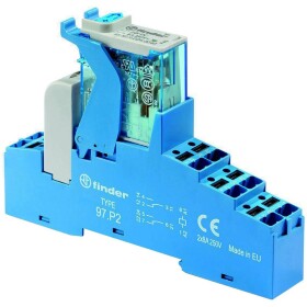 Finder 4C.P2.8.230.0060 vazební relé s LED diodou , 230 V/AC, 8 A, 2 přepínací kontakty, Tray, 1 ks