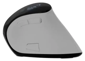 Natec EUPHONIE PRO bílá / Vertikální bezdrátová myš / Blue Sense / Pro praváky / 4 000 DPI / USB + Bluetooth (NMY-2378)