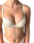 Dámská push-up podprsenka Emporio Armani EW000379 AF10891 šampáň