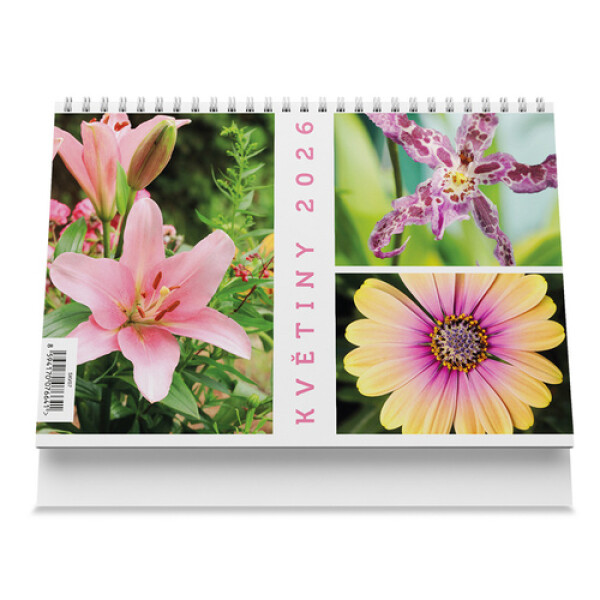 Stolní kalendář Květiny 2026