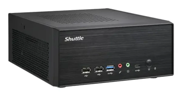 Shuttle XPC slim XB860G2 černá / Barebone / LGA1851 / Intel B860 / 2x SO-DIMM DDR5 / M.2 NVMe / 2x LAN (XB860G2)