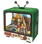2KIDS TOYS 3D dřevěná skládačka Retro TV Benátky