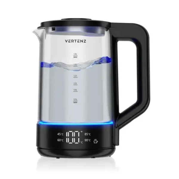 Vertenz Harmony 30 černá / Rychlovarná skleněná konvice / 2000 W / 1.8 L (V-HARMONY 30)