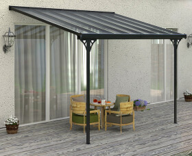 ROJA BRUCE F pergola - TRANSPARENTNÍ polykarbonát