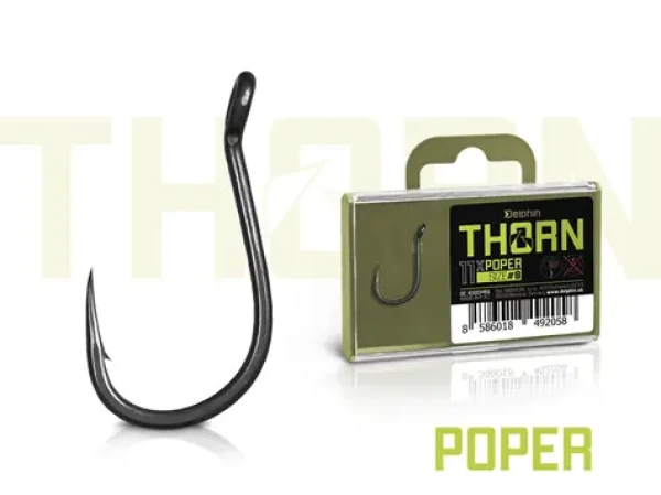 Delphin Háček THORN Poper / Jednoháček / Velikost 4 / 11 ks (101001454)