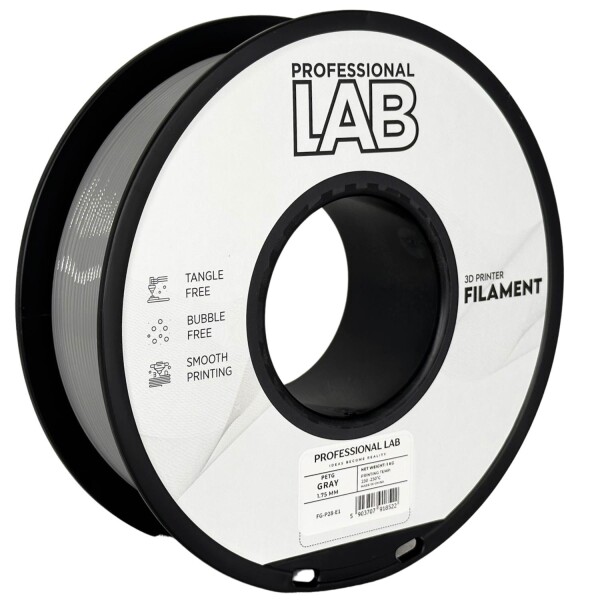 PETG filament 1,75 mm šedý Professional Lab 1 kg