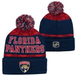Outerstuff Dětská zimní čepice Florida Panthers NHL Puck Pattern Cuffed Pom