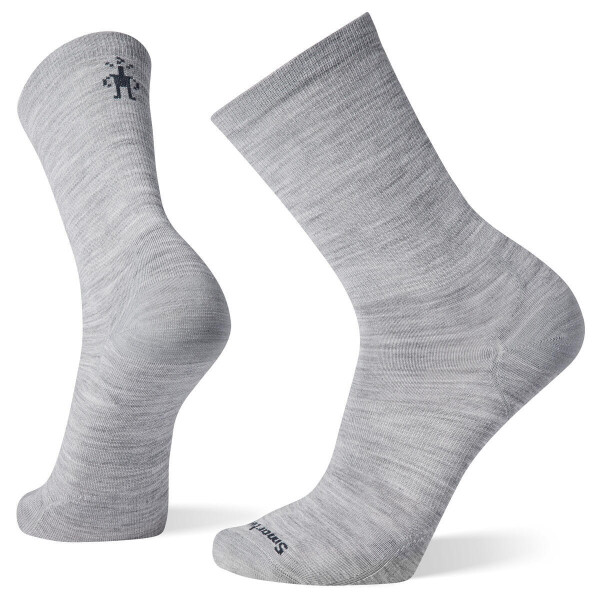 Unisex merino městské ponožky SMARTWOOL Everyday Anchor Line Crew Socks, Light Gray velikost: 46-49 (XL)