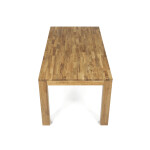 Jídelní stůl 180x90x75, masiv dub bílý, povrchová úprava olejem, nohy 10x10 cm