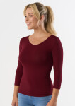 Dámské tričko Babell Manati 3/4 S-3XL marsala/maroon S