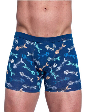 Cornette Tattoo 280/247 Fishbone boxerky S-2XL modrá S