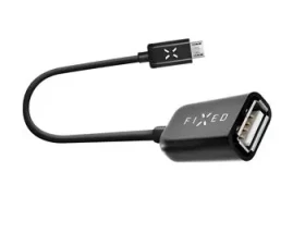 FIXED OTG datový kabel s konektory micro USB/USB-C, USB 2.0, 20 cm