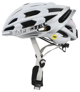 CEL-TEC SAFE-TEC TYR3 bílá XL / Cyklistická helma / Bluetooth reproduktory / MIPS (2003-075)
