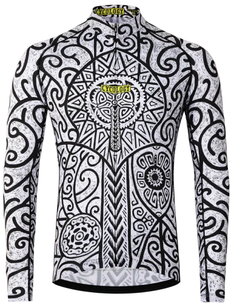 Cyklodres CYCOLOGY Summer Zanzibar, pánský, dlouhý rukáv (Motiv Maui, velikost L)