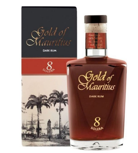 Gold of Mauritius Solera Dark Rum 8y 40% 0,7 l (tuba)