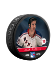 Inglasco / Sherwood Puk Jean Ratelle #19 New York Rangers NHL Souvenir Collector Hockey Puck