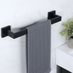 REA - Koupelnový věšák BLACK 332917 REA-06906