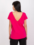 Dámské tričko Fashionhunters Back neckline