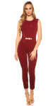 Sexy KouCla PaRtY TimE Glitter Jumpsuit barva ochre velikost XS