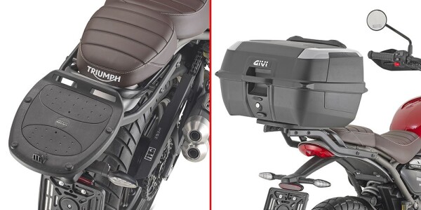Sr6424 nosič horníhu kufru Givi pro Triumph Scrambler 400 X (24-25), pro Monolock, bez plotny