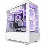 NZXT H5 Elite edition bílá / E-ATX / 1x USB 3.2 + 1x USB-C 3.2 / 3.5mm Jack / 3 x 120 mm (2xRGB) (CC-H51EW-01)