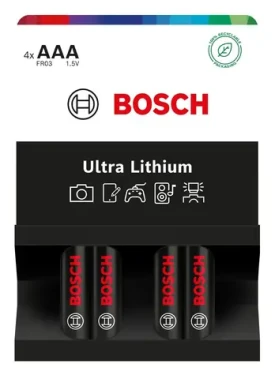 Bosch FR03UL4B/00 / Baterie / Lithium AAA / 4 ks (8594162800025)