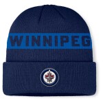 Fanatics Pánská zimní čepice Winnipeg Jets NHL Authentic Pro A/Cap Cuffed Beanie